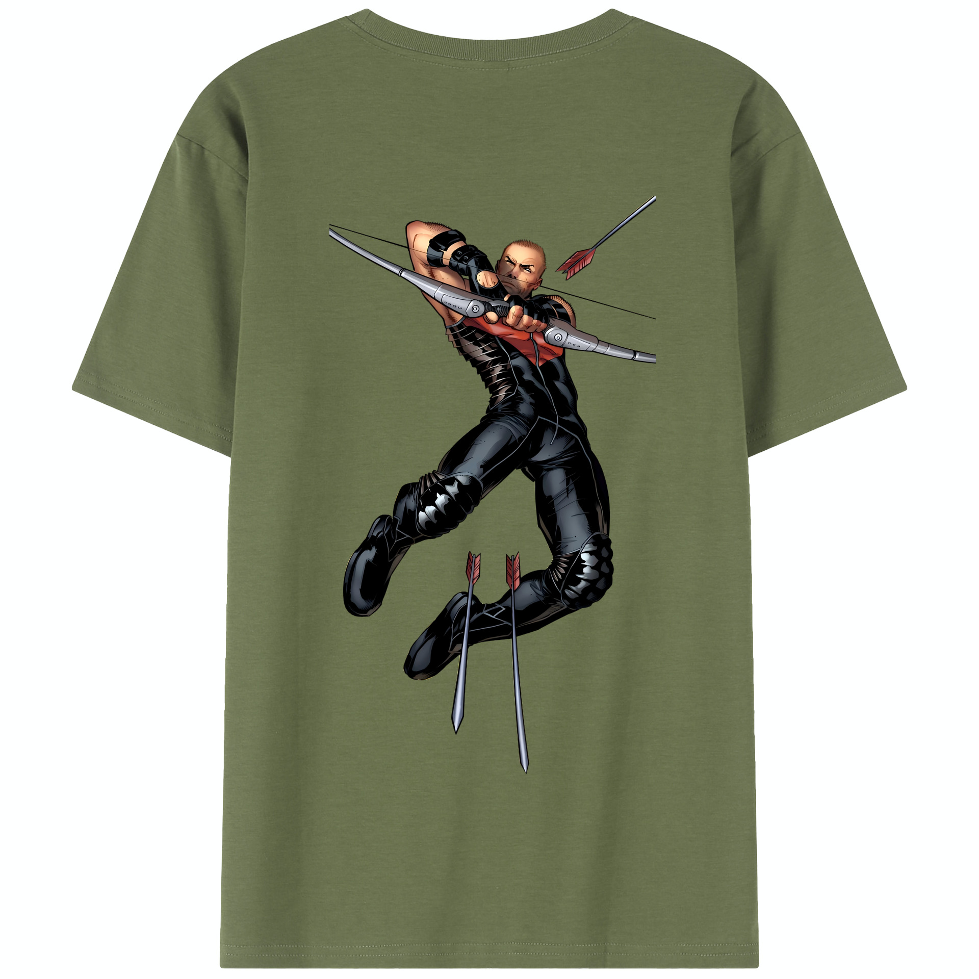 （画像用） アベンジャーズ The Avengers 綿100％半袖Tシャツ（背面プリント）